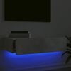 vidaXL TV Cabinet with LED Lights Concrete Grey 60x35x15.5 cm