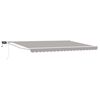 vidaXL Manual Retractable Awning with LEDs 5 x 3 m
