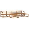 vidaXL Outdoor Sofa Set 6 pcs Natural Solid Acacia Wood