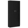 vidaXL Book Cabinet 3-Tier 82.5 x 30.5 x 185 cm Engineered Wood
