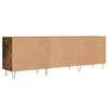 vidaXL TV Cabinet Smoked Oak 150x30x50 cm Engineered Wood