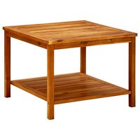 vidaXL Coffee Table 60x60x45 cm Solid Acacia Wood