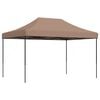 vidaXL Party Tent Folding Brown 279 x 410 x 315 cm Oxford Fabric