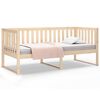 vidaXL Day Bed without Mattress 90x190 cm Single Solid Wood Pine