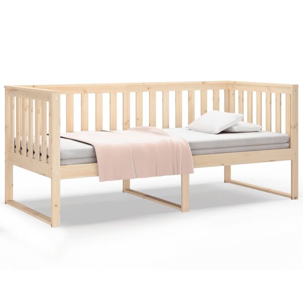 vidaXL Day Bed without Mattress 90x190 cm Single Solid Wood Pine