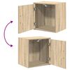 vidaXL Garage Cabinets 2 pcs Sonoma Oak Engineered Wood