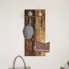 vidaXL Wall-Mounted Coat Rack Old Wood 40 x 10 x 90 cm Engineered wood