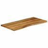 vidaXL Table Top 110x60x3.8 cm Live Edge Solid Wood Mango