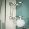 Tiger Corner Shower Caddy Exquisit Silver 489620942