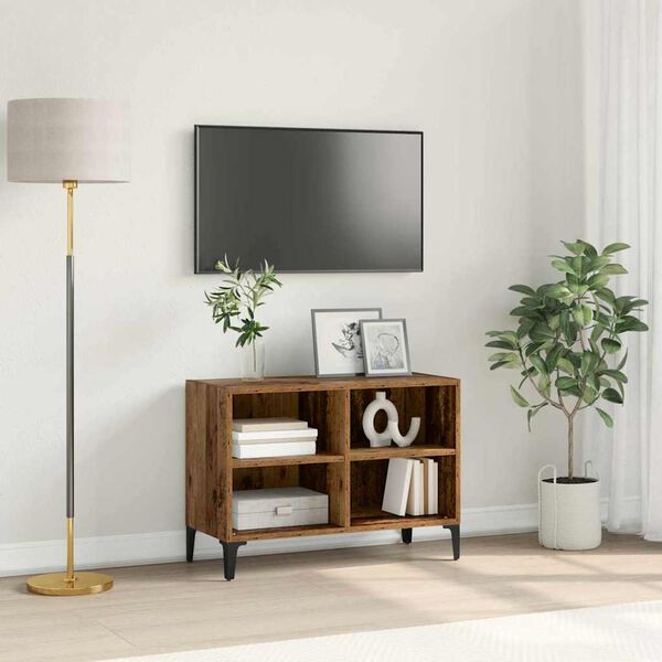 vidaXL TV Cabinet Set Brown 69.5 x 30 x 50 cm Engineered Wood