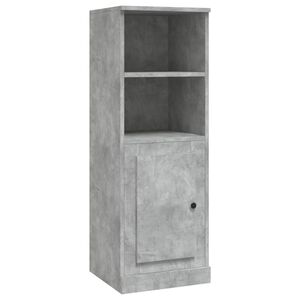 vidaXL Highboard Concrete Grey 36x35.5x103.5 cm Engineered Wood