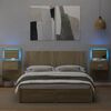 vidaXL Bed Headboard with Cabinets Sonoma Oak 160 cm Engineered Wood