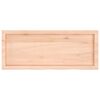 vidaXL Table Top 100x40x(2-4) cm Untreated Solid Wood Oak