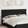 vidaXL Headboard with Headboard Black Oak 200 cm Engineered wood