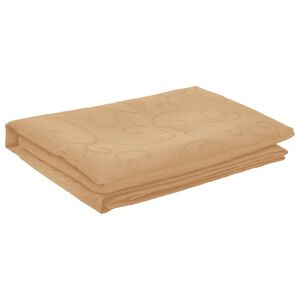 vidaXL Table Cloth Square Beige 110 x 110 cm