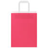 vidaXL Paper Bags 50 pcs with Handles Pink 21x11x28 cm