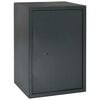 vidaXL Safe Box with Lock Dark grey 35 x 31 x 50 cm Steel