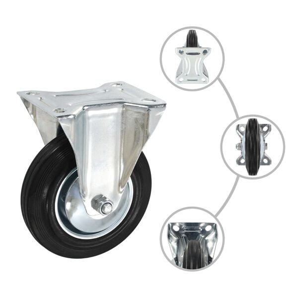vidaXL 8 pcs Casters 160 mm