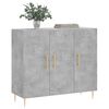 vidaXL Sideboard Concrete Grey 90x34x80 cm Engineered Wood