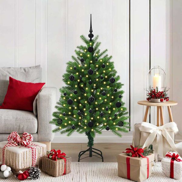 vidaXL Christmas Tree with 150 LEDs with Stand Green 120 cm PE