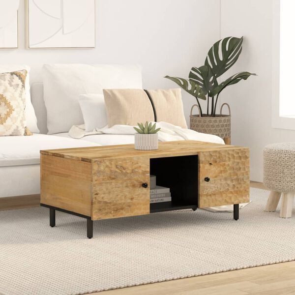 vidaXL Coffee Table 100x54x40 cm Solid Wood Mango