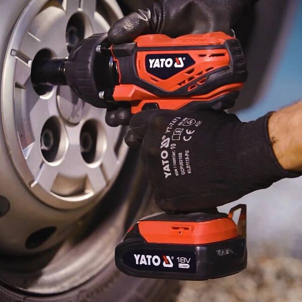 YATO Impact Wrench without Battery 1/2 18V 300Nm