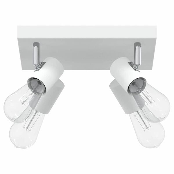 vidaXL Ceiling Spotlight White 26.5 x 26 x 11.5 cm Metal