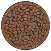 vidaXL Mosaic Bistro Table Terracotta Ø50x70 cm Ceramic