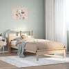 vidaXL Bookcase Bed without Mattress 90x190 cm Single Solid Wood Pine