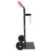 vidaXL Hand Trolley Black and Red 63 x 43.5 x 110 cm Steel