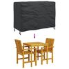 vidaXL Furniture Cover Plain Black 130 x 80 x 70 cm 210D