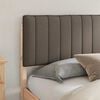 vidaXL Bed Frame with Upholstered Headboard Taupe 160 x 200 cm