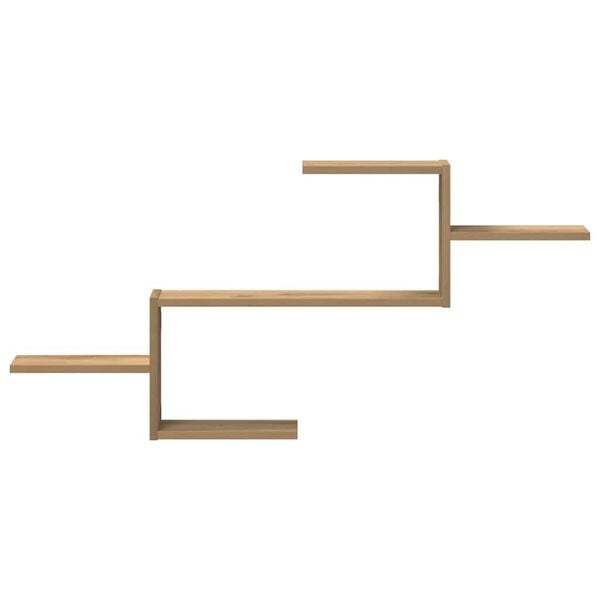 vidaXL Wall Shelf Artisian Oak 104x15x49 cm Engineered Wood