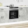 vidaXL Oven Cabinet&nbsp;Porto Concrete Grey Engineered Wood