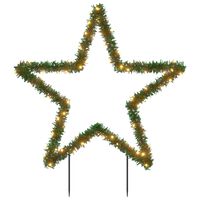 vidaXL Christmas Light Decoration with Spikes Star 80 LEDs 60 cm