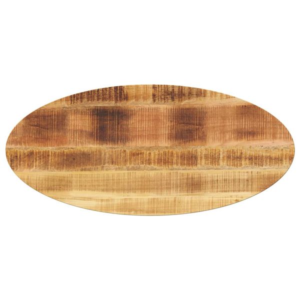 vidaXL Table Top 80x40x3.8 cm Oval Solid Wood Mango