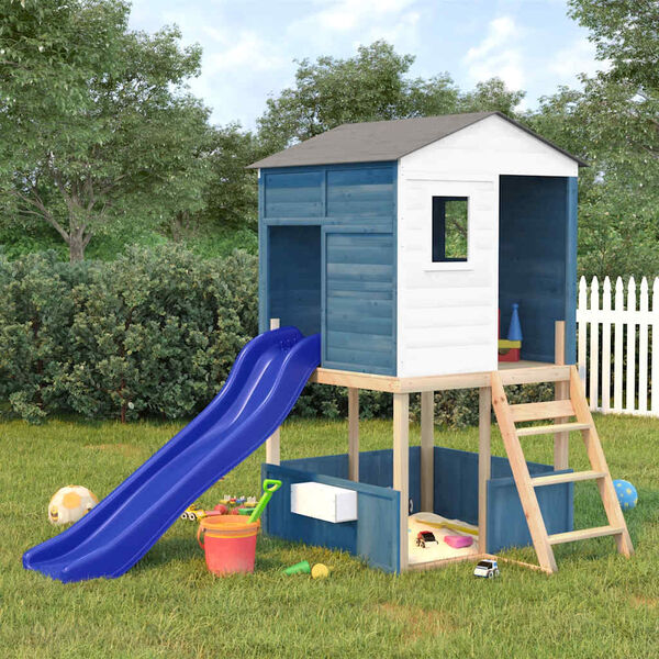 vidaXL Outdoor Playset Solid Wood Fir