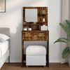 vidaXL Bedroom Dressing Tables Smoked Oak 80 x 39.6 x 135 cm