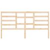vidaXL Bed Headboard 206x4x104 cm Solid Wood Pine