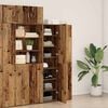 vidaXL Highboard 2 pcs Old Wood 40 x 42.5 x 185 cm