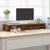 vidaXL Monitor Stand Old Wood 100x24x13 cm Engineered Wood