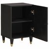 vidaXL Bathroom Cabinet Black 38 x 33 x 58 cm Solid Mango Wood