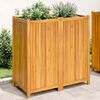vidaXL Garden Planter with Liner 100x50x100 cm Solid Wood Acacia