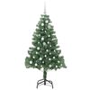 vidaXL Christmas Tree with 150 LEDs with Stand Green 150 cm PVC