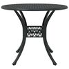 vidaXL Garden Dining Set 5 pcs Black Aluminium