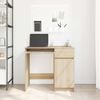 vidaXL Desk Sonoma Oak 86x49x76 cm Engineered Wood