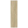vidaXL Wardrobe Sonoma Oak 100x50x200 cm Engineered Wood