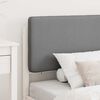vidaXL Bed Frame with Upholstered Headboard Light Grey 100 x 200 cm