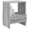 vidaXL Magazine Rack Grey Sonoma 35 x 30 x 45 cm