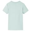 Kids' T-shirt with Stripes Light Mint 104